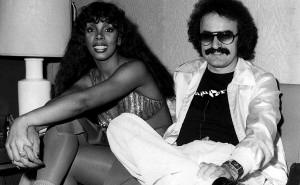 Sommer 1977, Backstage, Donna Summer und Giorgio Moroder im Shrubber's Winterthur.